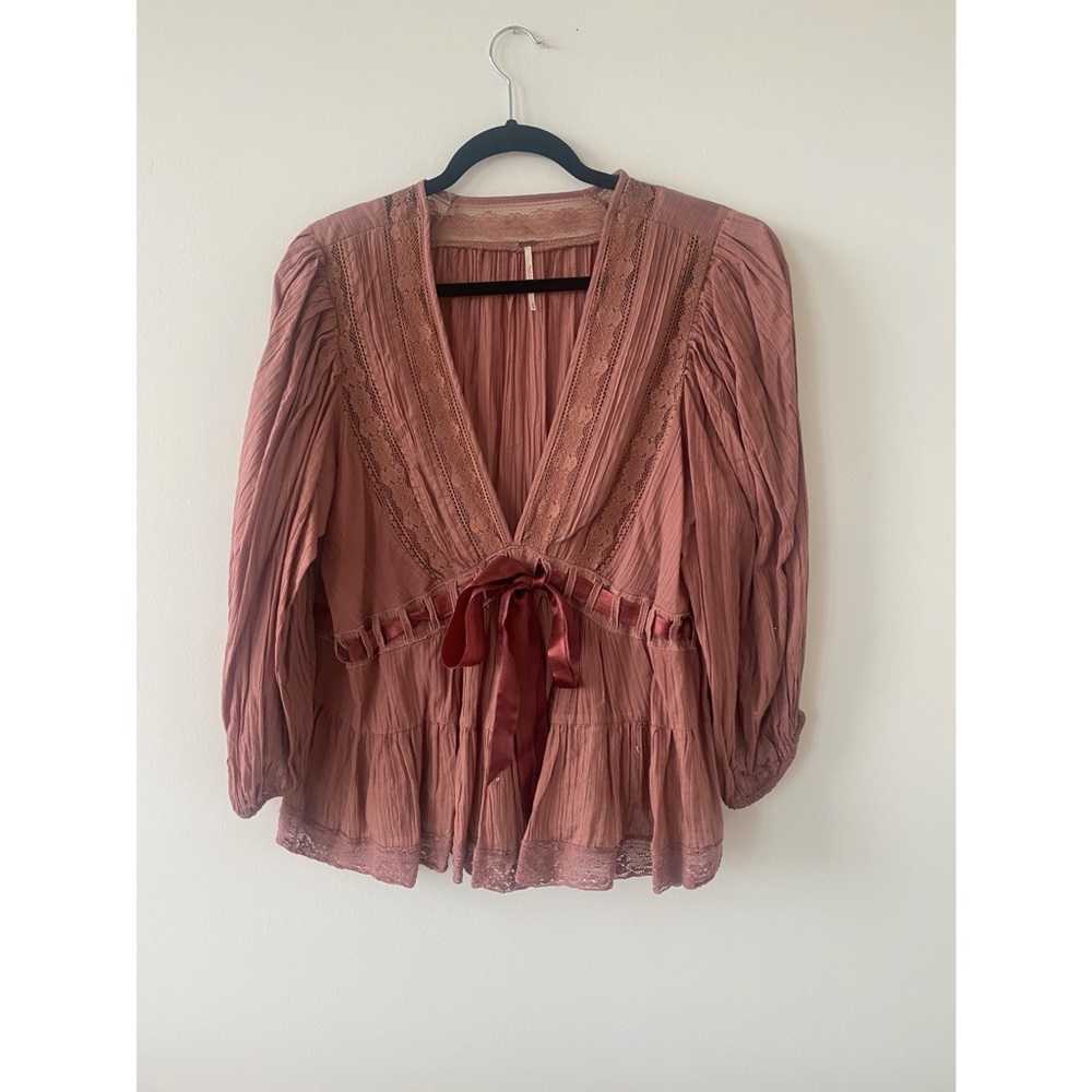 Free People Lace Blouse